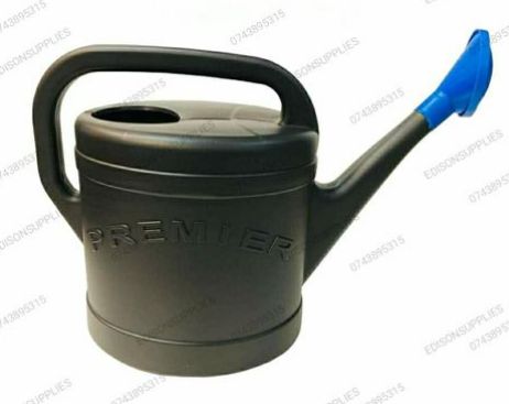 Premier Plastic Watering Can 10L Black