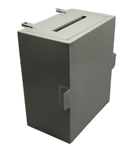 METAL Tender Box/Suggestion Box, Wall Mounting, Lockable with 2 Padlocks Model MTBOX