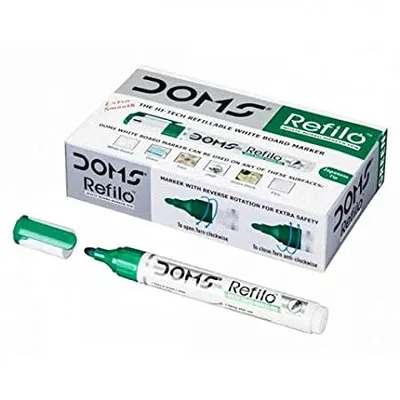 DOMS 7436 REFILO WHITEBOARD MARKER PEN GREEN 1PC