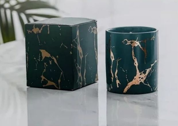 Scented Candle - Nordic Design, Wizard of OZ Woody Fragrance, 250g, 9.6x8cm