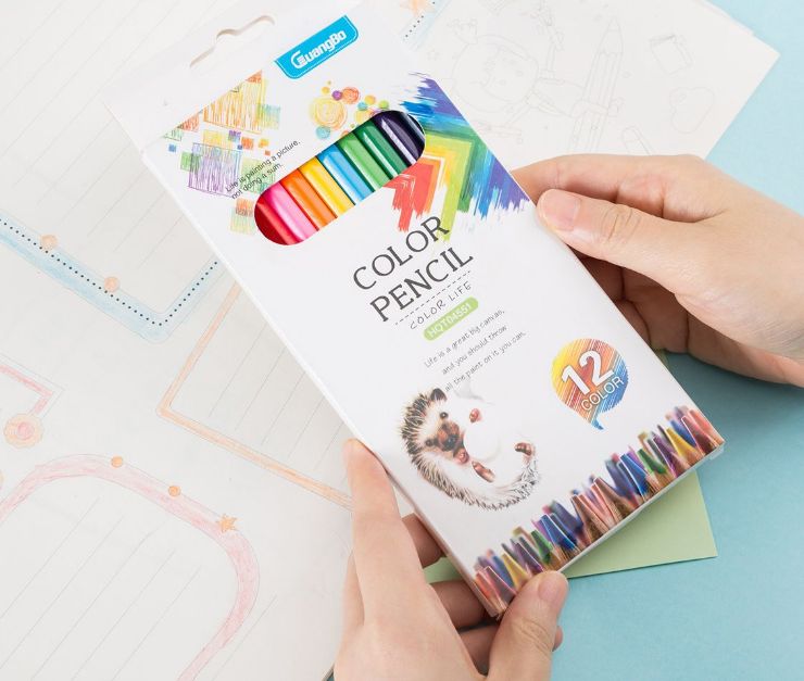GuangBo HQT04551 Colored Pencils (12 Colors)