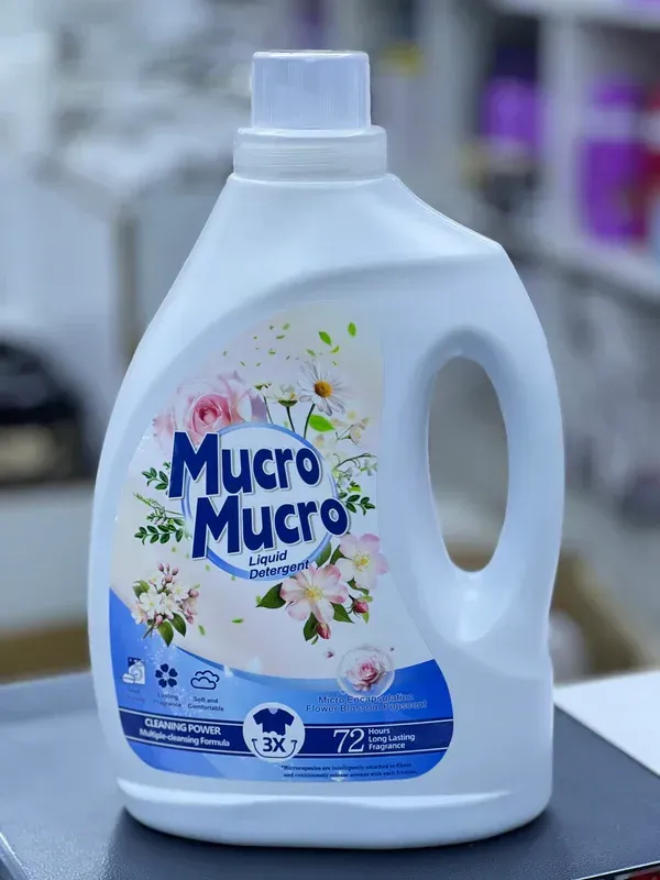 Mucro liquid laundry detergent 3L bottle