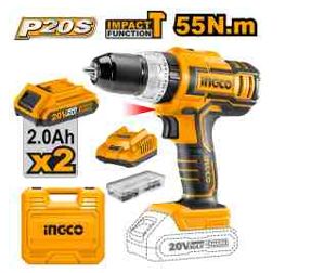 Ingco CIDLI20031 20V Lithium-Ion Impact Cordless Drill - Powerful and Versatile