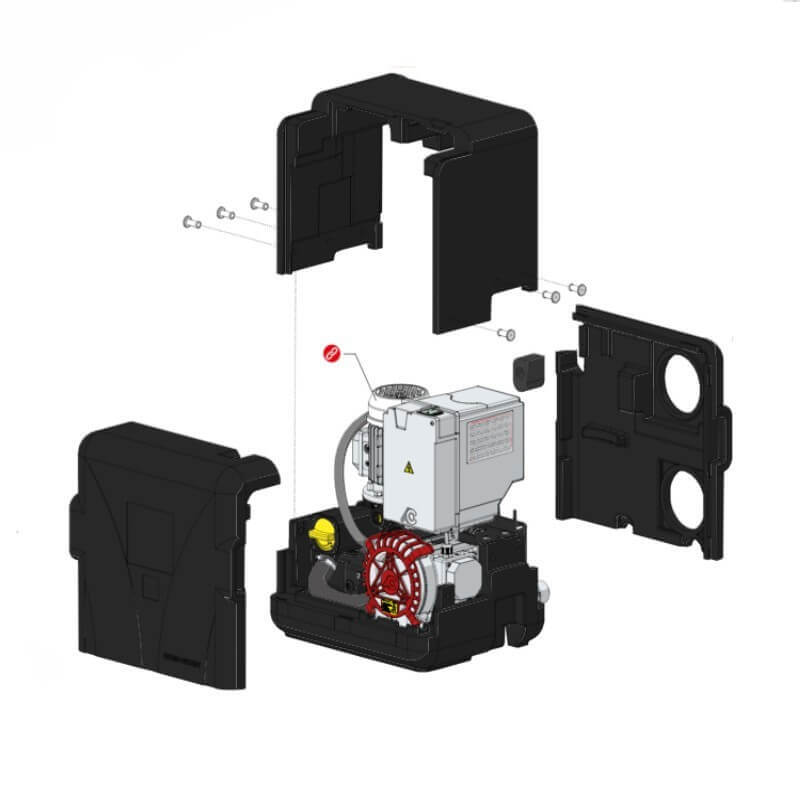 Aspiración Progresiva 1/2 Equipos Sin Separador de Amalgama Micro Smart Cube Cattani