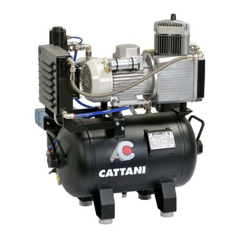 Compresor Cattani 1 Cilindro Secador de Aire 30 Litros Mod. AC100