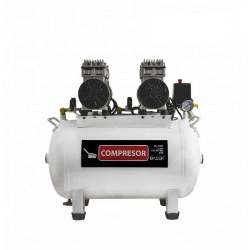 Compresor de Aire 65 Litros para 2 o Más Equipos Dentales Bader