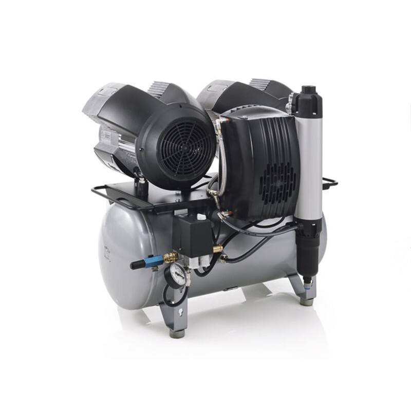 Compresor Aire Durr Tornado 4, con Secador de Membrana, 50L, para 6 Equipos