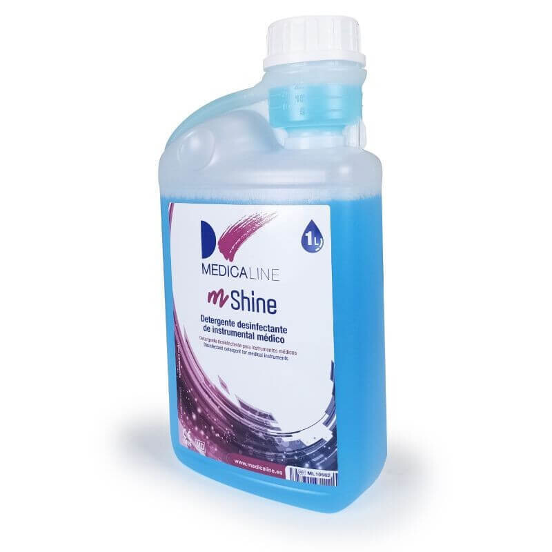 mShine Desinfectante de Instrumental Concentrado Botella 1L Medicaline