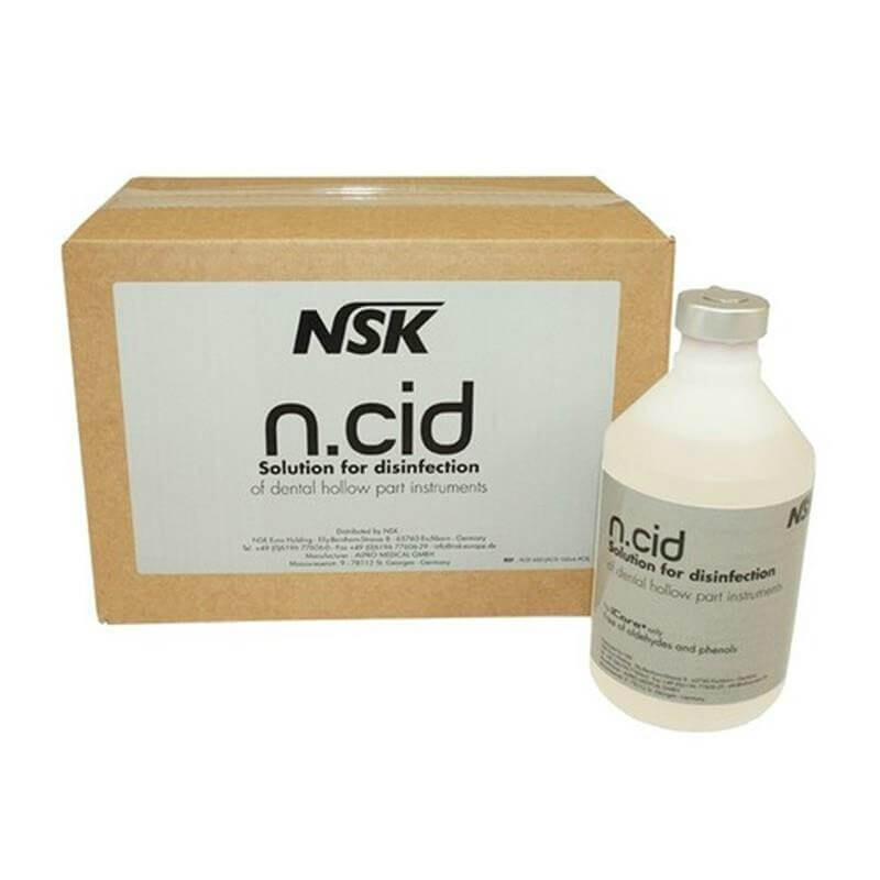 N.Cid Desinfectante de Rotatorios para iCare + C2 6 Botellas 500ml. NSK N.Cid Desinfectante de Rotatorios para iCare + C2 6 Botellas 500ml. NSK