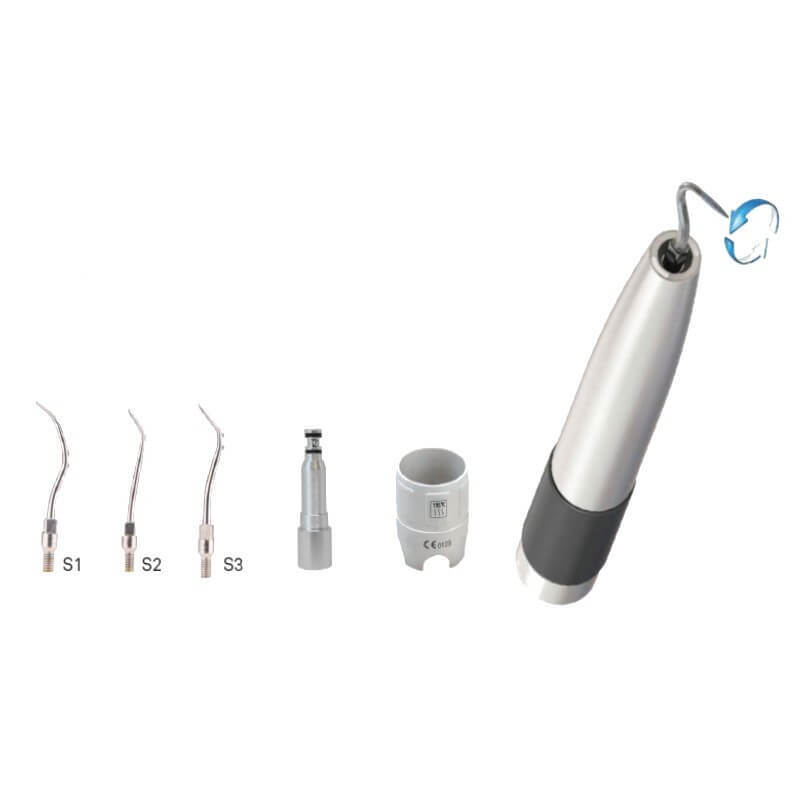 Kit Air Scaler Sonic-L Ultrasonido Neumático con Luz Technoflux