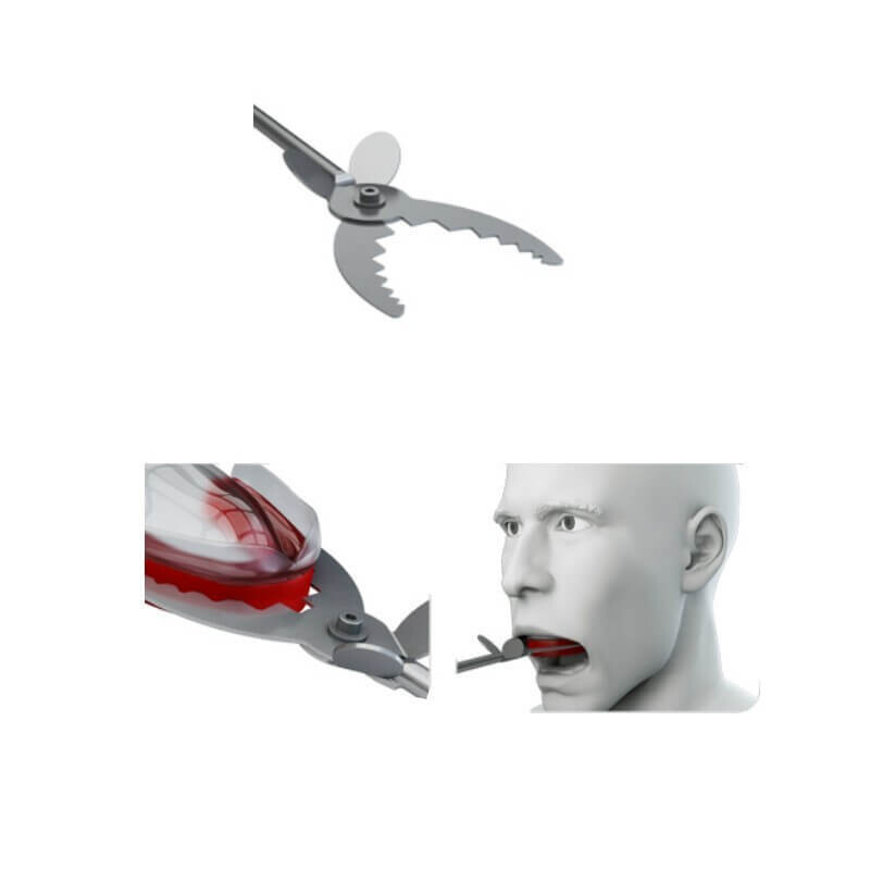 Tenedor para Desdentados para Articulador Facial Arquímedes Mestra