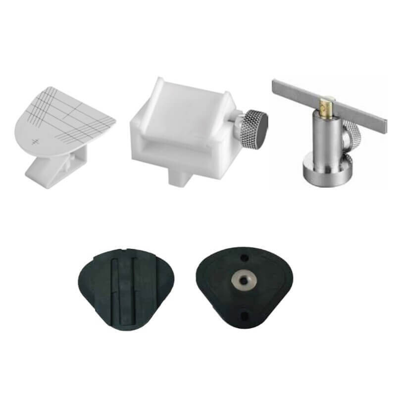 Kit Accesorios + Placas para Articulador Facial 7 piezas Technoflux