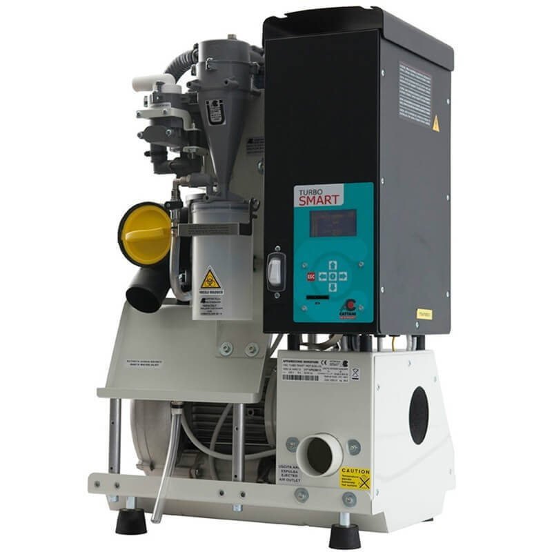 Aspiración Progresiva Hasta 5 Equipos Turbo Smart con Separador de Amalgama Cattani