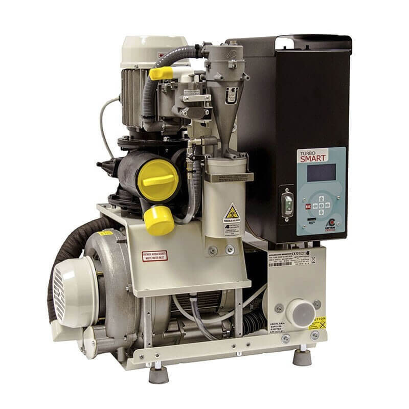 Aspiración Progresiva 280 mbar Turbo Smart 2V con Separador de Amalgama Cattani Aspiración Progresiva 280 mbar Turbo Smart 2V con Separador de Amalgama Cattani