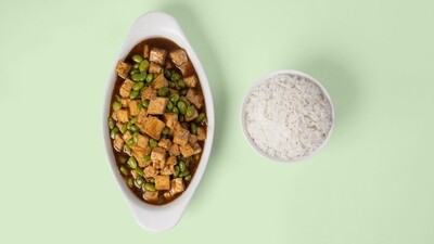 Edamame og tófu Edamame og tófu
