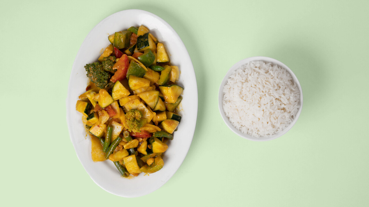 Veggie satay