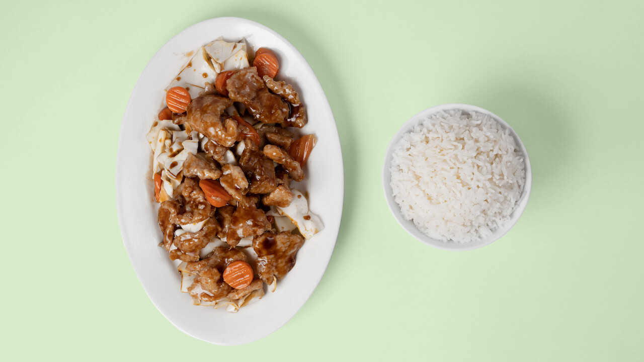 Svín í hoisin sósu