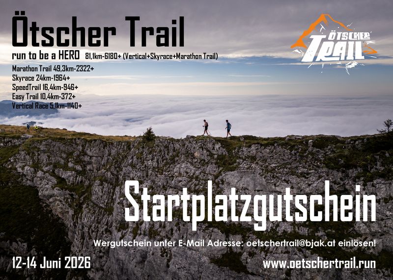 Gutscheine Anmeldung Ötscher Trail