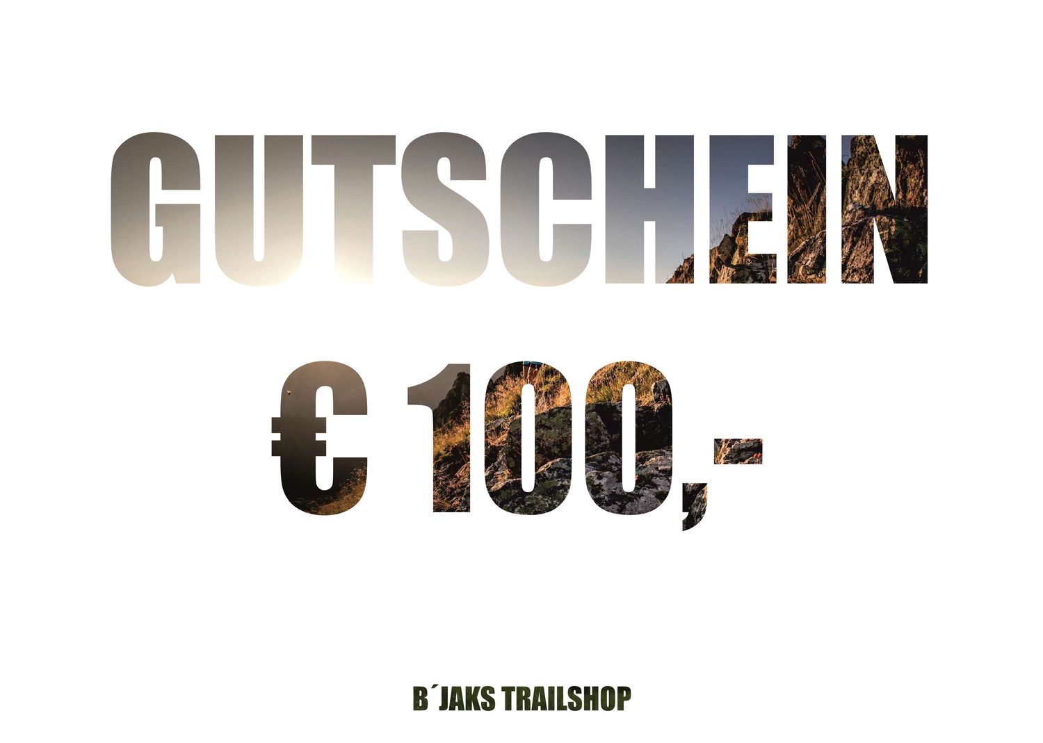 Bjak´s Wertgutschein € 100,-