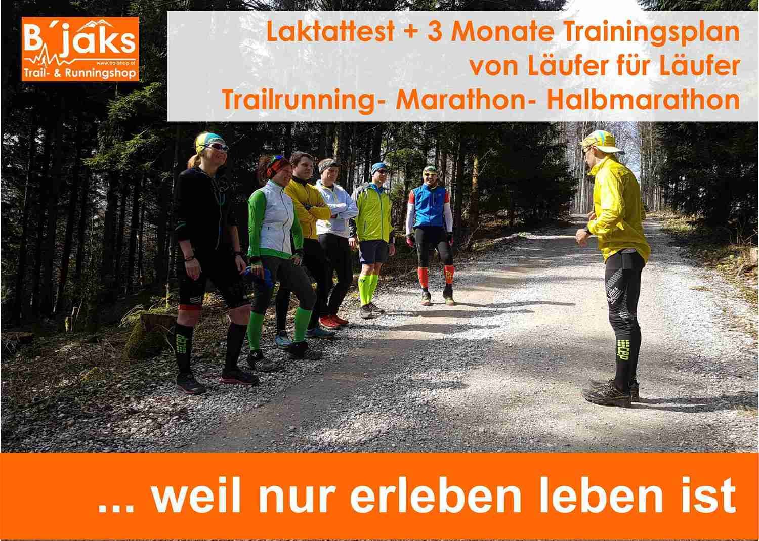 Laktattest + 3 Monate Trainingsbetreuung