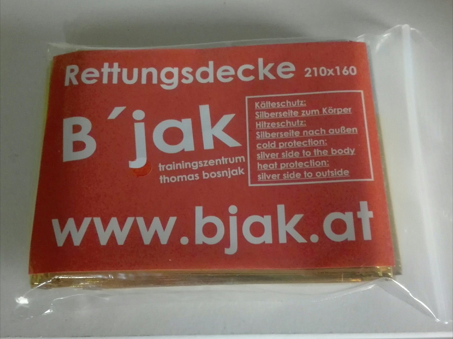 Rettungsdecke - Überlebensdecke