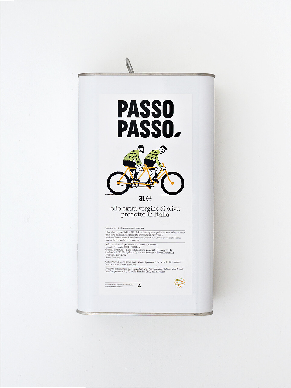 Passo Passo Extra Natives Olivenöl,  3x 3L Kanister