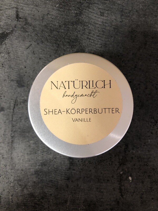 Sheakörperbutter Vanille, klein 50ml