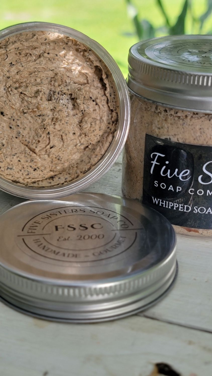 Whipped Soap (Coffee &amp; Turbinado Sugar)
