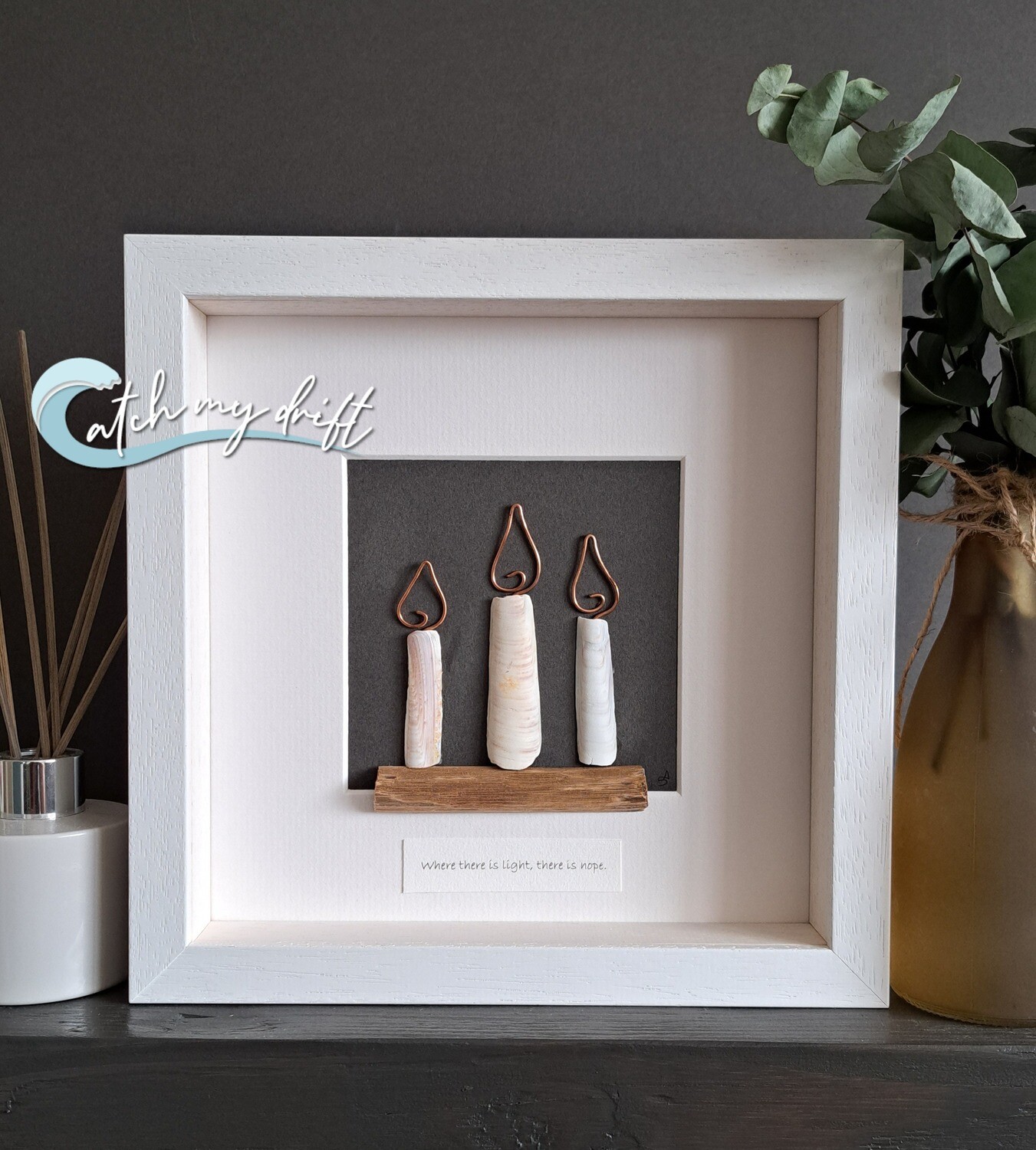 Where there is light there is hope | Candlelight Trio | Irish Shell Art