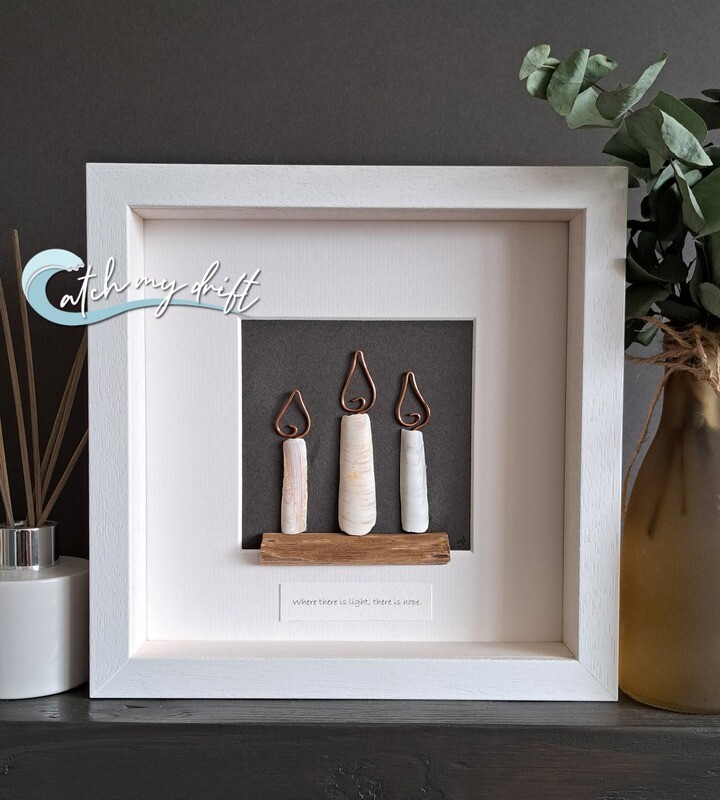 Where there is light there is hope | Candlelight Trio | Irish Shell Art