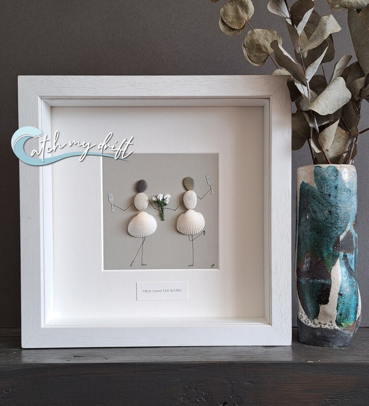 Here come the Brides | Brides | Irish Pebble Art |  Wedding gift