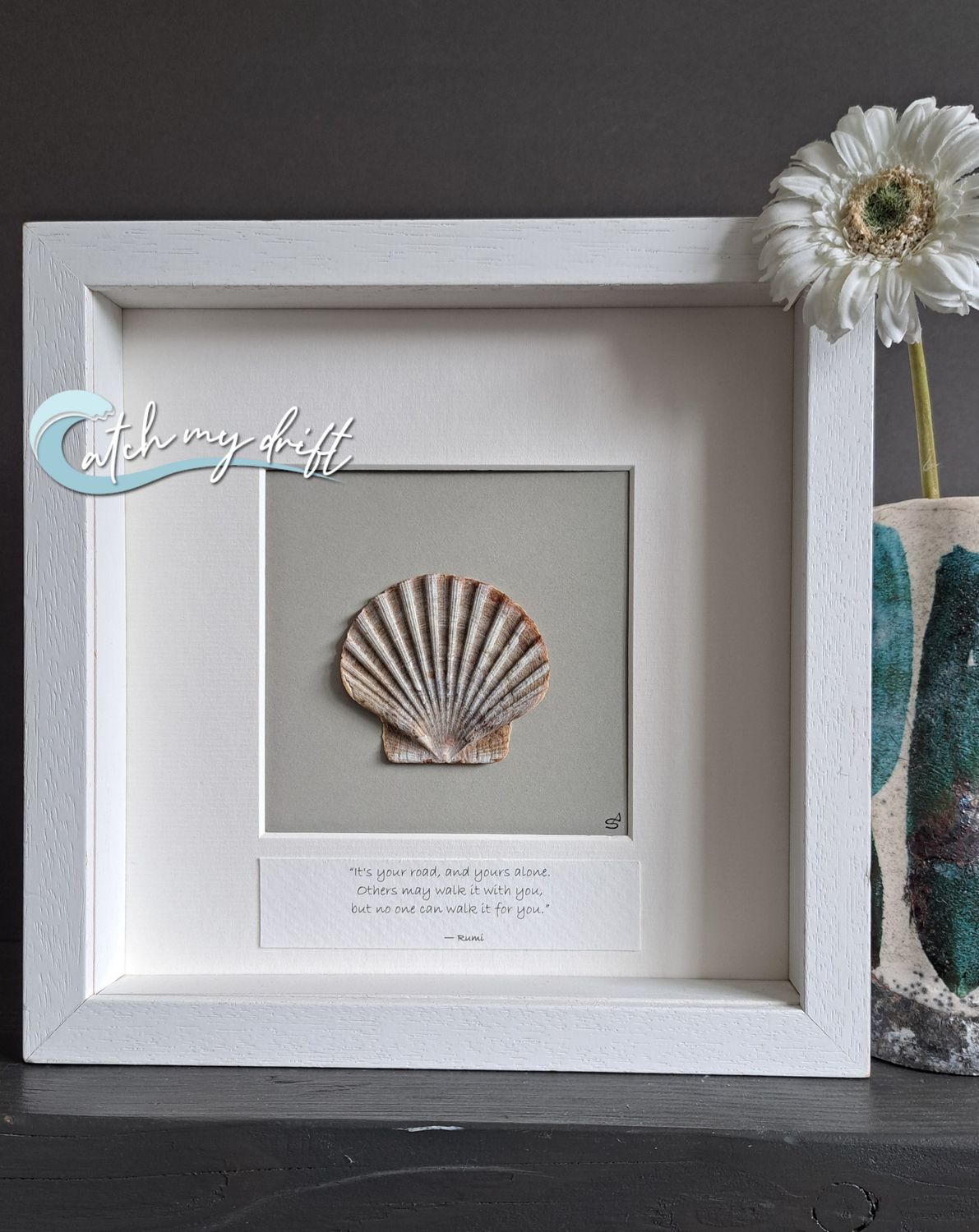El Camino | Irish Shell Art | Birthday | Retirement |  Thank you