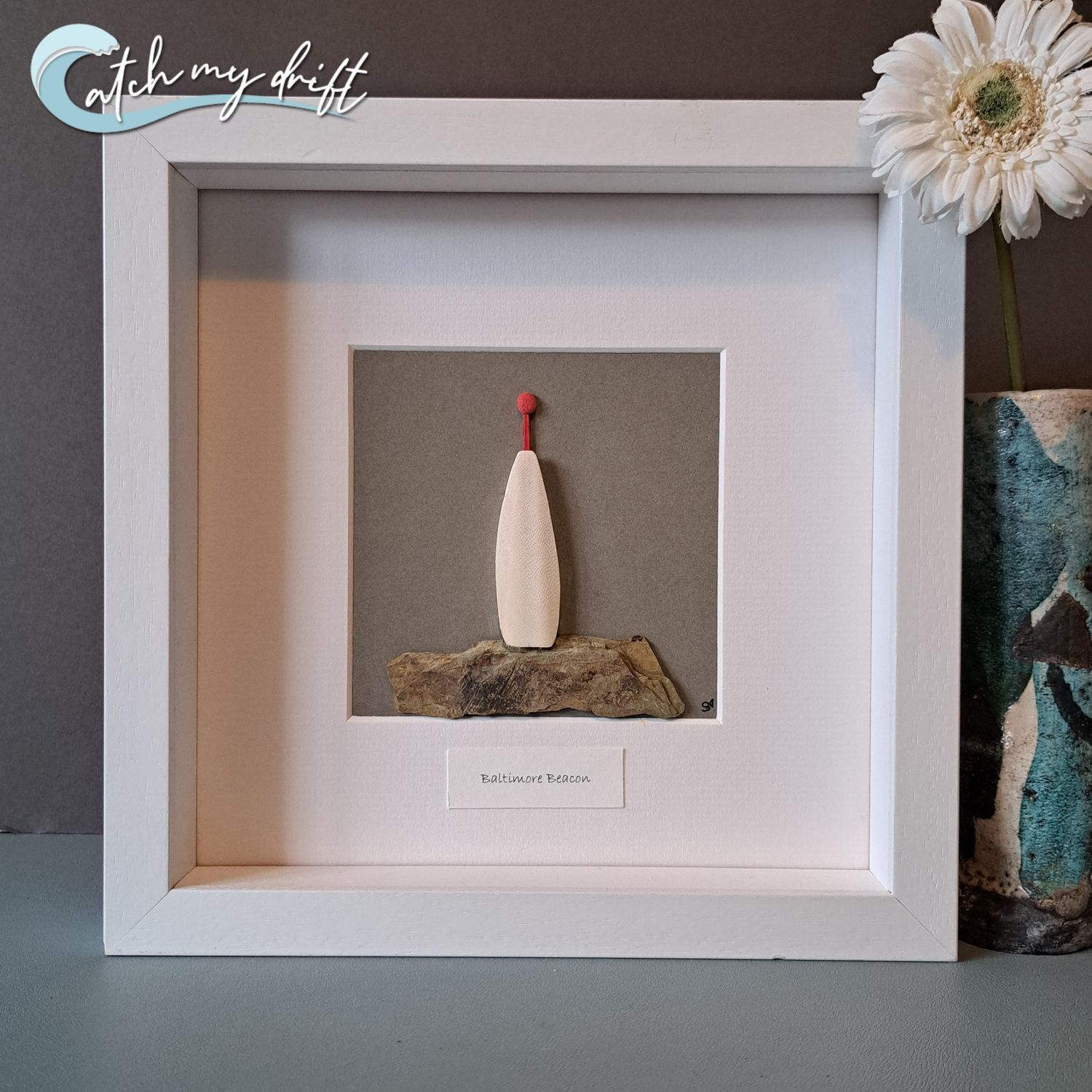 Baltimore Beacon | Irish Pebble Art | Irish Shell Art | Birthday | Retirement gift | Home Decor | Coastal Art