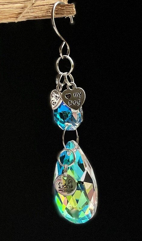 Crystal Glass Holiday Ornament