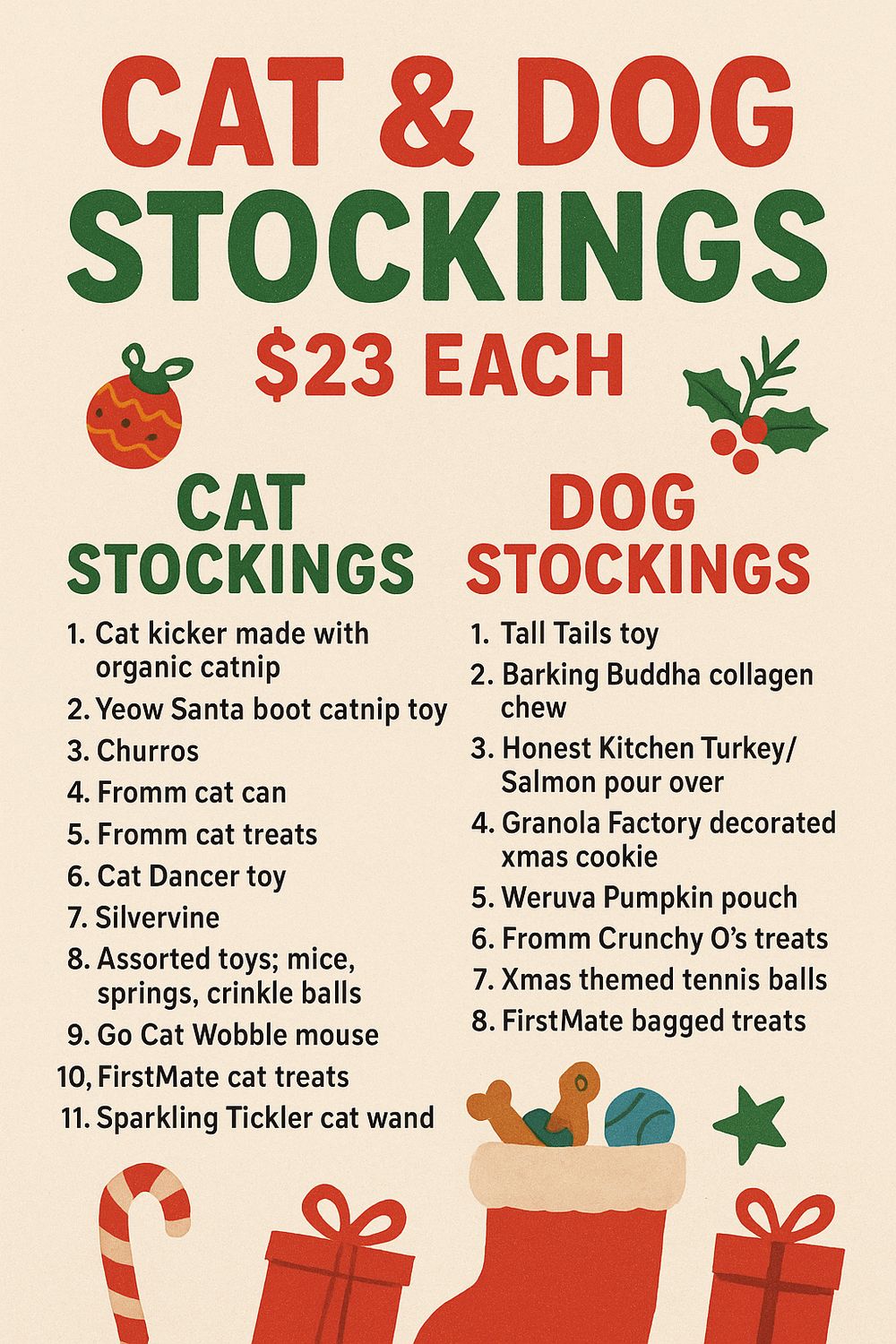 Cat Stocking