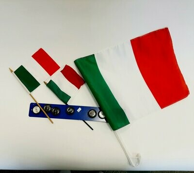 Car flags, desk flags and magnets