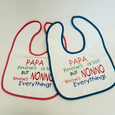 Baby bibs, infant and youth t-shirts and onesies