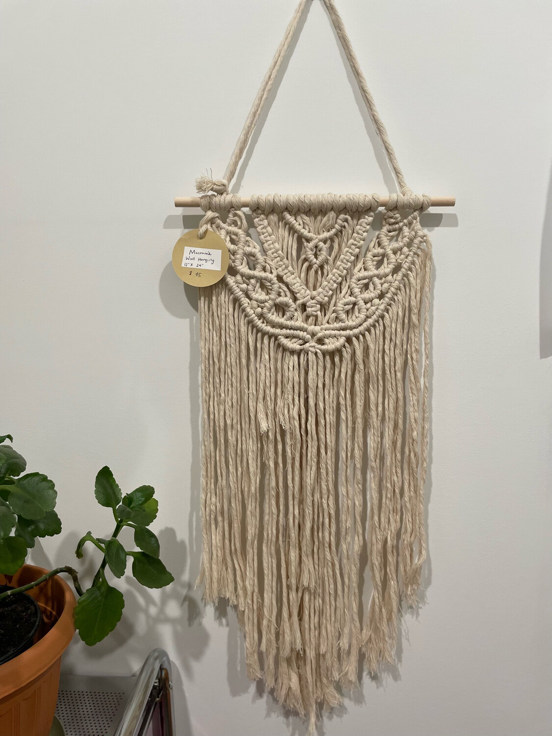 Macramé Wall Art 12”x24”