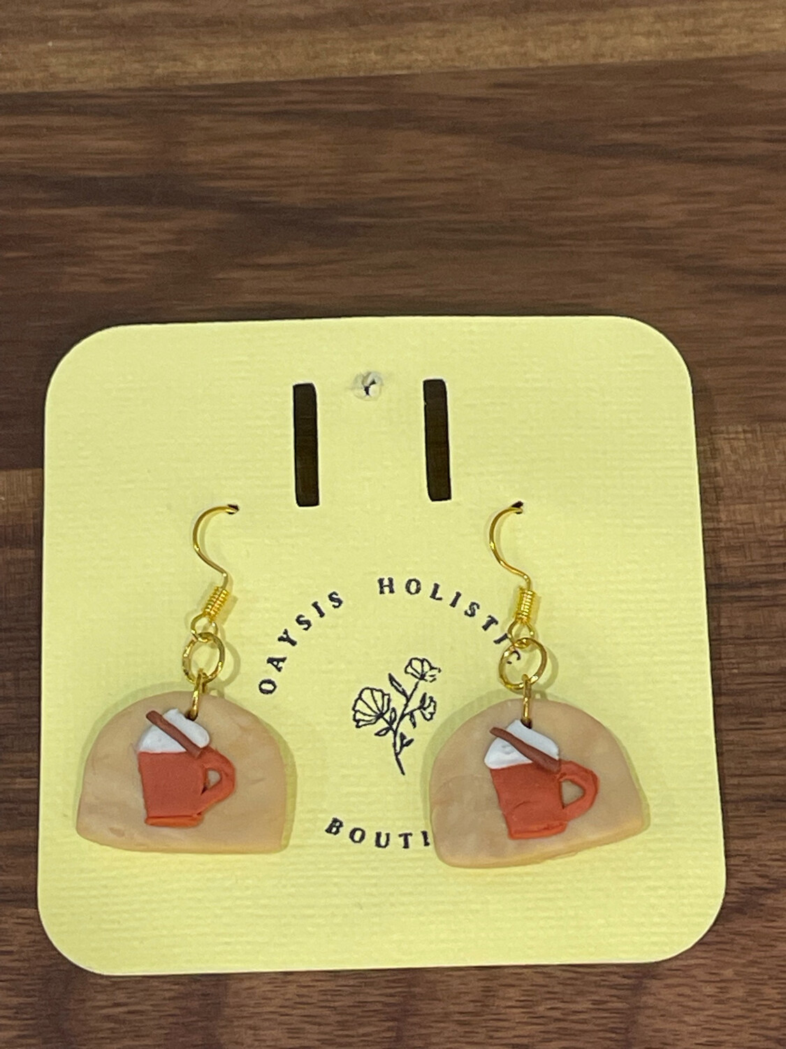 Pumpkin Spice Coffee Earrings