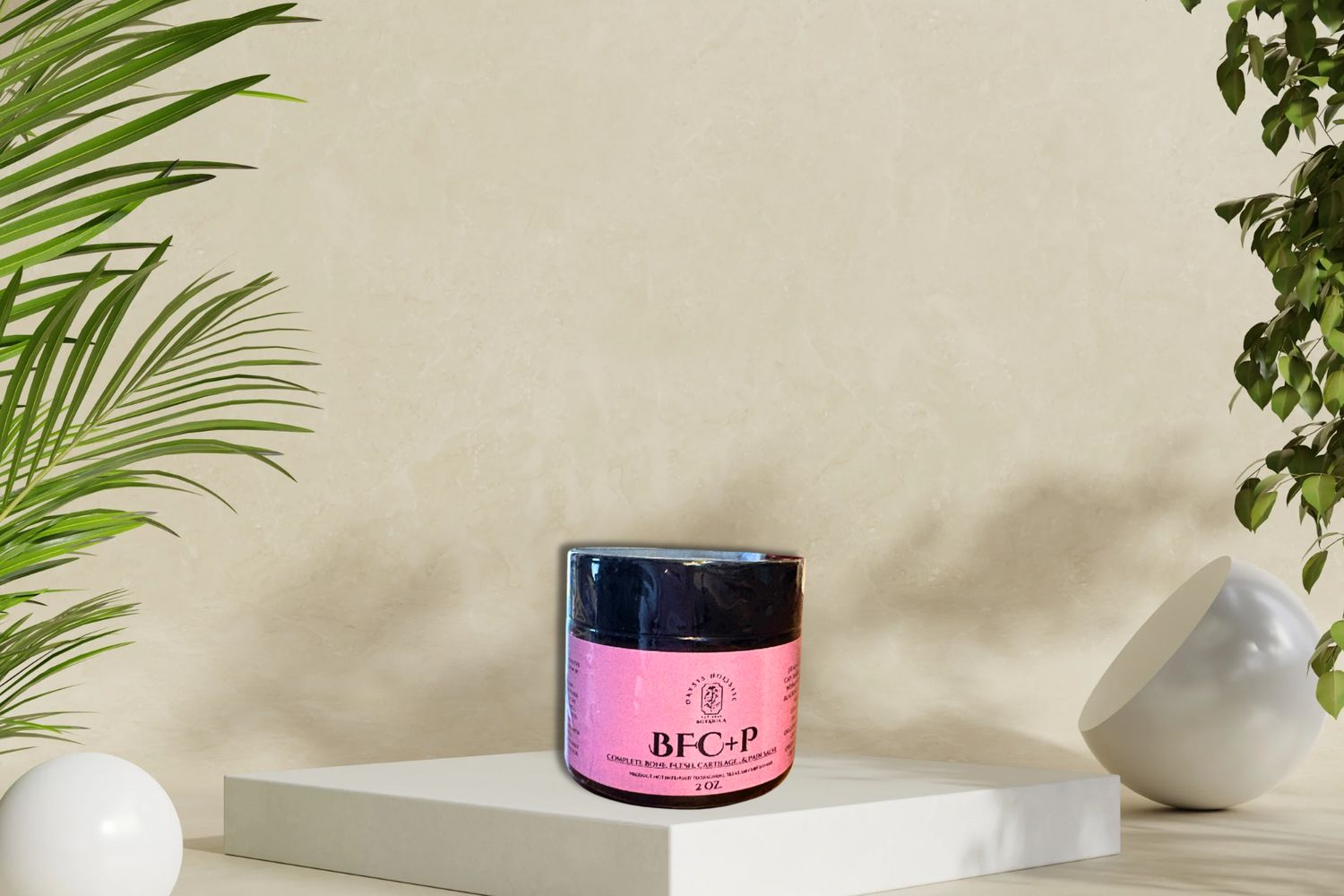 Bone, Flesh, Cartilage, &amp; Pain Salve, Bottle Size: BFC+P 2 oz.