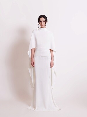 THE AFZAN DRESS - OFF WHITE