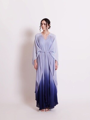 THE OMBRÉ ABAYA - OMBRÉ BLUE THE OMBRÉ ABAYA - OMBRÉ BLUE