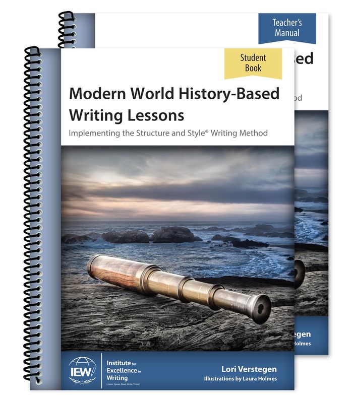 5th/6th & 7th/8th IEW Modern World History-Based Writing Lessons STUDENT/TEACHER COMBO