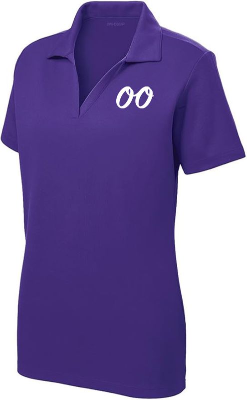 Staff Woman's Purple and Gray shirts