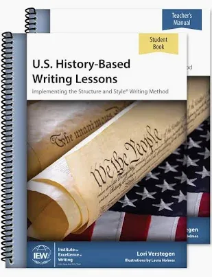 5th/6th and 7th/8th IEW U.S. History-Based Writing Lessons [Teacher/Student Combo]