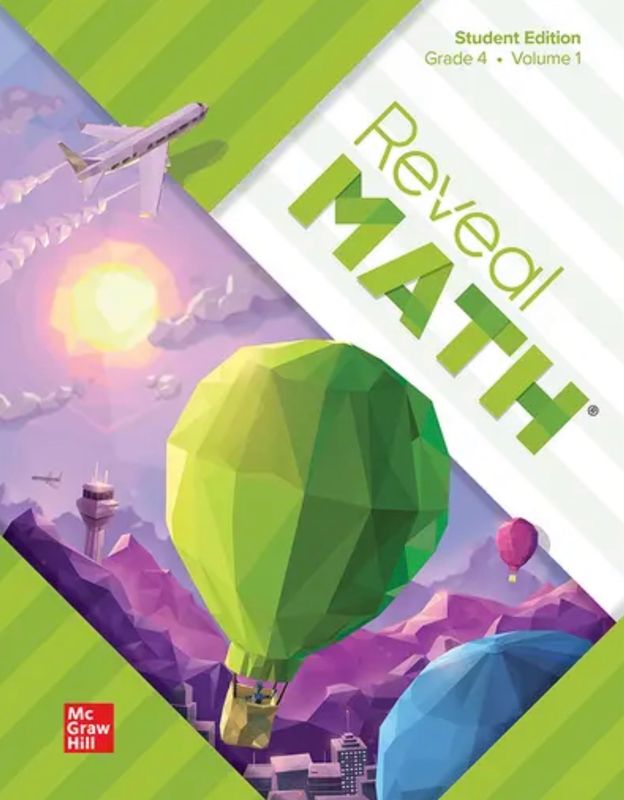Concept Math 4th grade books, Vol. 1 and 2