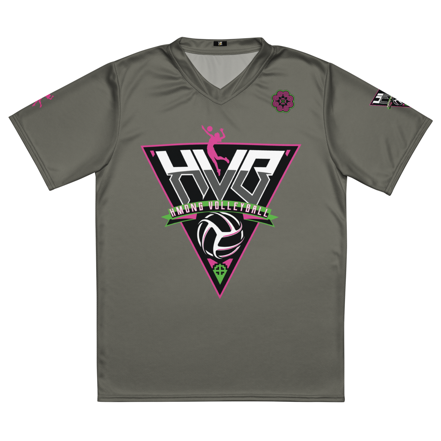 Hmong Volleyball Sports Jersey for Women &quot;LY&quot; (Asphalt Edition)