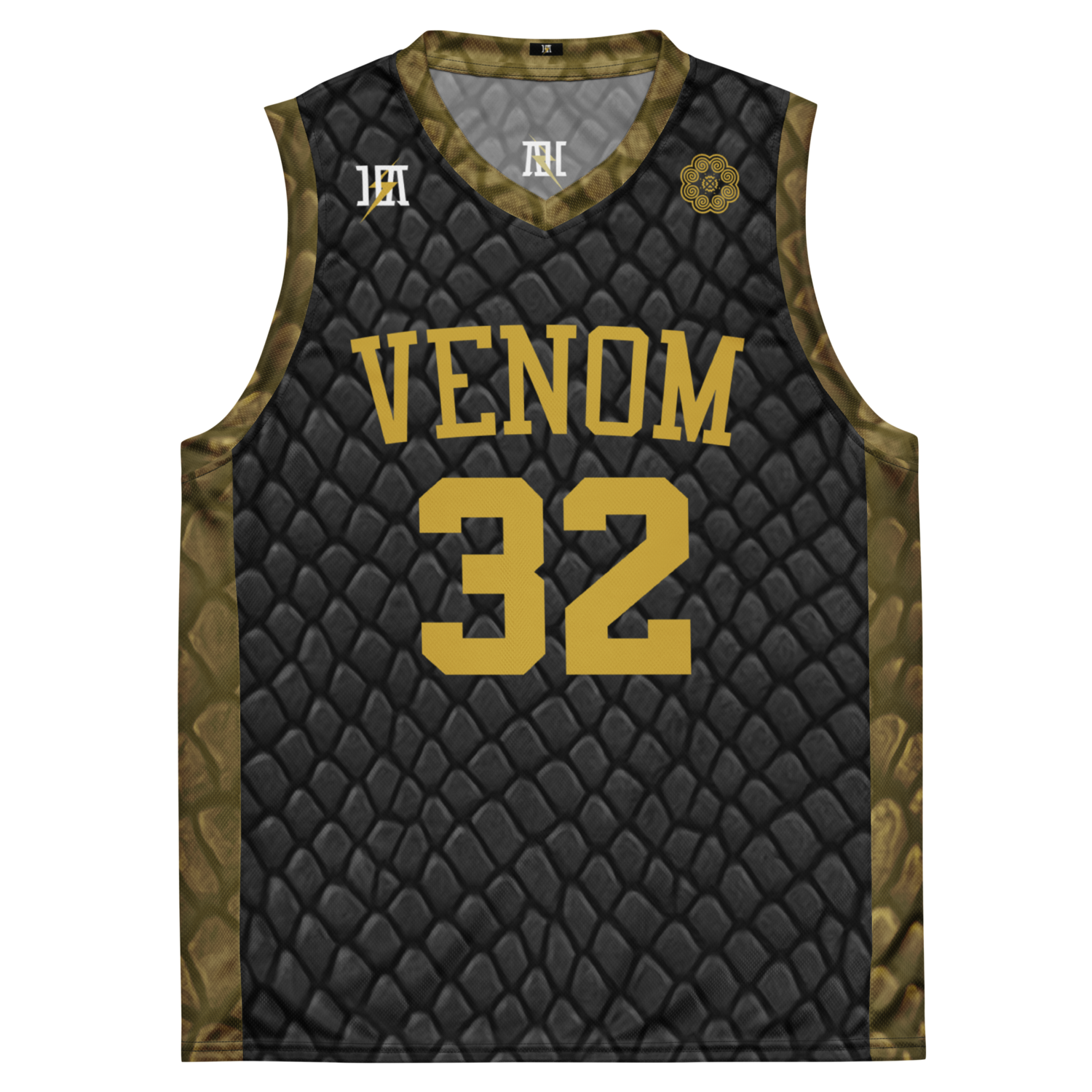 Venom Basketball Jersey &quot;MOUA #32&quot; (Snake Edition)