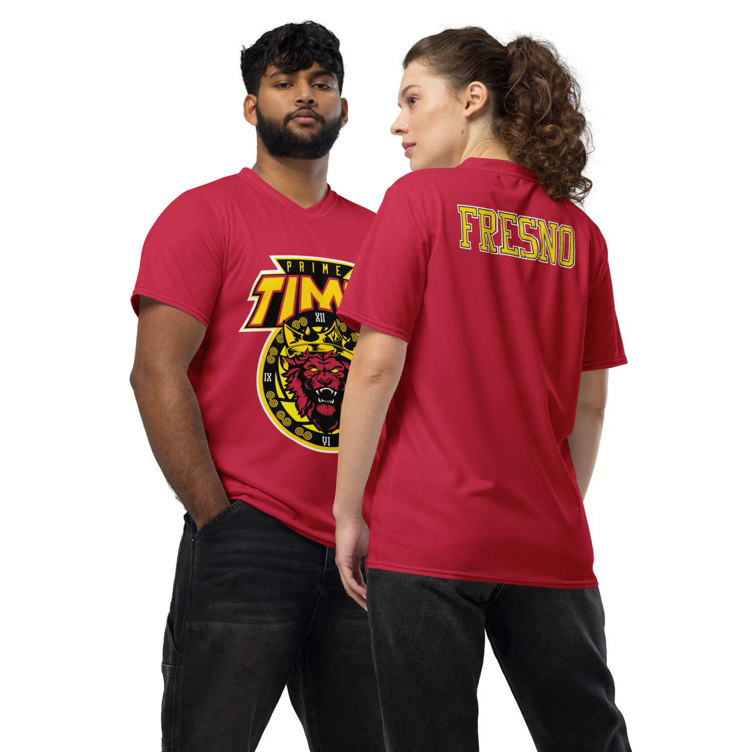 Prime Time Volleyball Sports Jersey &quot;FRESNO&quot; (Cardinal Red Edition)