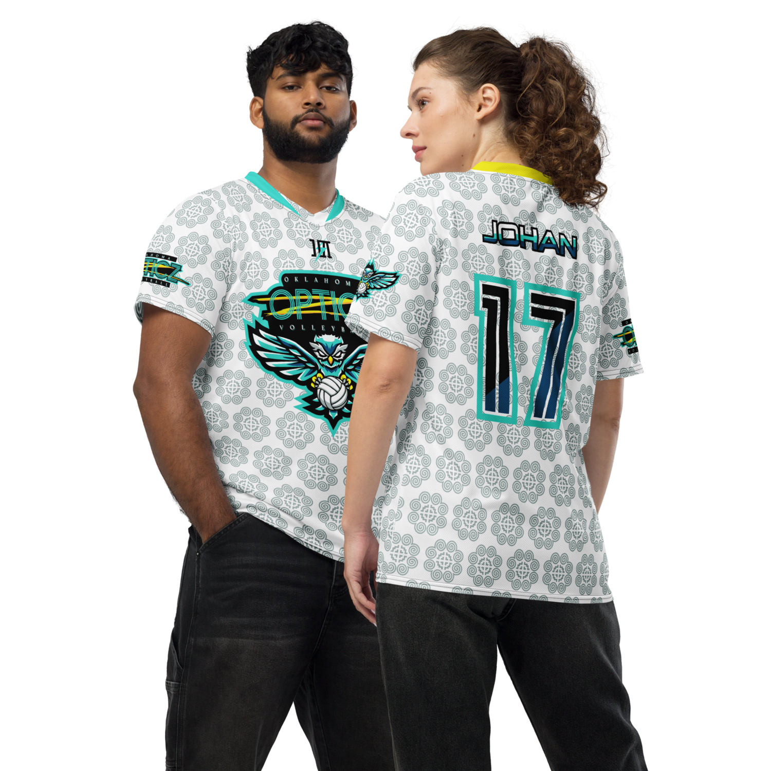 OPTICZ Sports Jersey &quot;JOHAN #17&quot; (White Edition)